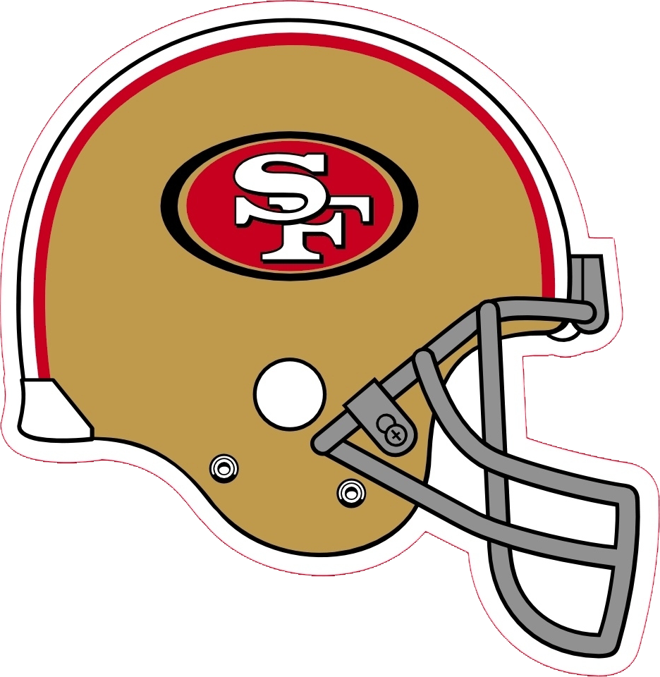 San Francisco 49ers Helmet